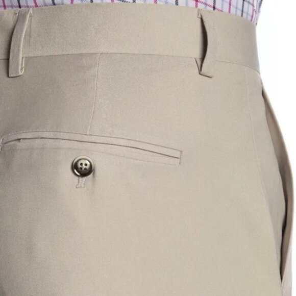 NEW Soul of London Suit Pants Size 35R Simons Formalwear Dress Pants Beige Tan - Picture 12 of 12